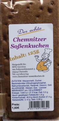Der echte Chemnitzer Soßenkuchen, MTG-Geürze, Am Poltermühlenteich 3, Chemnitz OT Grüna